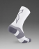 2XU Vectr Light Cushion Crew Socken Weiss/Grau   UA7005E-WHT/GRY