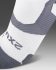 2XU Vectr Light Cushion No Show Socke Weiss/Grau   UA5042E-WHT-GRY