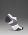 2XU Vectr Ultraleicht Socken Weiss/Grau   UA7027E-WHT-GRY