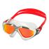 Aqua Sphere Vista Rot/Titanium mirror Linse Schwimmbrille  ASMS5050915LMR