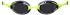 Arena Cobra Swipe Schwimmbrille Dunklegrau/Gelb  AA004195-200