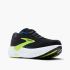 Brooks Ghost Max 3 laufschuhe black/navy/acid lime herren  1104641D078