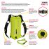 BTTLNS Kronos 1.0 Saferswimmer Rucksack Sicherheitsboje 28 liter Grün  0121004-044