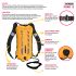 BTTLNS Kronos 1.0 Saferswimmer backpack Sicherheitsboje 28 liter Gelb  0121004-032
