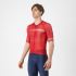 Castelli climbers a/c jersey radtrikot kurzarm rot herren  4525011-023