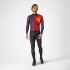 Castelli Amplify Thermal Radtrikot Langarm red/orange herren  4525512-513