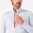 Castelli Entrata Thermal Radtrikot langarm silver grey/brilliant orange herren  4523512-870