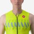 Castelli Free Sanremo 2 Trisuit ärmellos Grun/Gelb Herrren  8622090-383