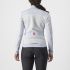Castelli Sfida 2 Radtrikot langarm Silbergrau Damen  4521530-870