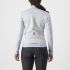 Castelli Sfida 2 Radtrikot langarm Silbergrau Damen  4521530-870