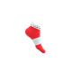 Compressport Pro racing v4.0 low laufsocken rot  XU00047B3090
