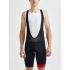 Craft Core Endurance bibshort Radhose Schwarz/Rot Herren  1910529-999430