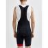 Craft Core Endurance bibshort Radhose Schwarz/Rot Herren  1910529-999430