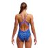 Funkita Blue Viper Diamant Rücken Badeanzug Damen  FKS033L72145
