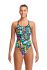 Funkita Paper Cut diamond back Badeanzug Damen  FS11L71235