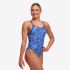 Funkita Blue Bits Diamond Back Badeanzug Damen  FKS033L72291