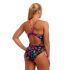 Funkita Lost Leaf Diamant Rücken Badeanzug Damen  FKS033L72241