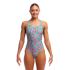 Funkita Planted Pink Diamant Rücken Badeanzug Damen  FKS033L72170
