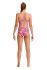 Funkita Pink Pieces Diamond Back Badeanzug Damen  FS11L71028