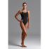 Funkita Still Schwarz Diamant Rücken Badeanzug Damen  FKS033L00470