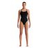 Funkita Still Schwarz Diamant Rücken Badeanzug Damen  FKS033L00470