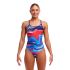 Funkita Wave Craze Diamant Rücken Badeanzug Damen  FKS033L72172