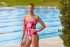 Funkita Pink Pane Single Strap Badeanzug Damen  FS15L70942