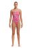 Funkita Red Ribbons Twisted Badeanzug Damen  FKS010L02645