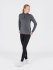 Fusion C3 Zip Neck Dunkelgrau damen  0155-GRD