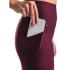 Fusion High Rise Tights Pocket Bordeaux Damen  1278-BOR