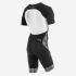 Orca 226 Kompress race trisuit kurze Ärmel Schwarz/Weiß Herren  GVDD02