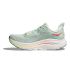 Hoka Clifton 10 Laufschuhe Sea Glass/Neon Flame WIDE Damen  1162050-SLSSN