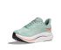 Hoka Clifton 10 Laufschuhe Sage/Neon Flame WIDE Herren  1162032-SGNN