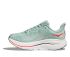 Hoka Clifton 10 Laufschuhe Sage/Neon Flame WIDE Herren  1162032-SGNN