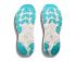 Hoka Clifton 10 Laufschuhe Weiss/ Skyward Blau Herren   1162030-WKY