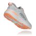 Hoka One One Bondi 7 Laufschuhe Grau/Rosa Damen  1110519-HMSH