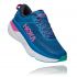 Hoka One One Bondi 7 Laufschuhe Blau/Rosa Damen  1110519-VBPP