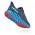 Hoka One One Clifton 8 wide Laufschuhe Blau Herren  1121374-OSVB