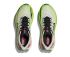 Hoka Mach X 3 Laufschuhe White/Neon Lime Damen  1168721-WNL