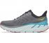 Hoka One One Clifton 7 wide Laufschuhe Grau herren  1110534-WDDS