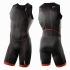 2XU Perform Front Zip Trisuit Orange/Schwarz Herren    MT3858d