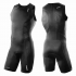 2XU Perform Rear Zip Trisuit Schwarz/Blau Herren        MT3860d