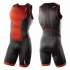 2XU Perform Rear Zip Trisuit Schwarz/Rot Herren       MT3860d