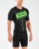 2XU Compression Kurzarm Tri Top Schwarz/Grün Herren  MT4840a-BLK/GLG