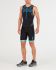 2XU Active Ärmellos Trisuit Schwarz/Blau Herren  MT4862d-BLK/RDB-VRR