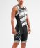 2XU Compression Ärmellos Trisuit Schwarz/Weiß Herren MT5517d  MT5517d-BLK/BWL