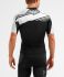 2XU Compression Kurzarm Tri Top Schwarz/Weiß Herren  MT5518A-BLK/BWL