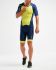 2XU Perform Kurzarm Trisuit Blue/Gelb Herren  MT5525d-NVY/LMA