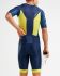 2XU Perform Kurzarm Trisuit Blue/Gelb Herren  MT5525d-NVY/LMA