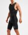 2XU Perform Rear zip Ärmellos RZ Trisuit Schwarz Herren  MT5527d-BLK/BLK